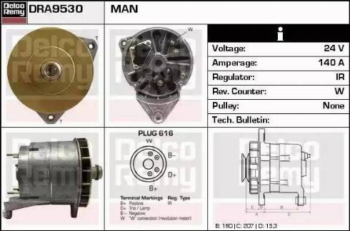 Remy DRA9530 - Alternator furqanavto.az