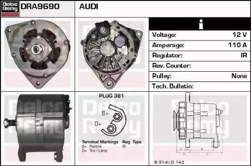 Remy DRA9690 - Alternator furqanavto.az