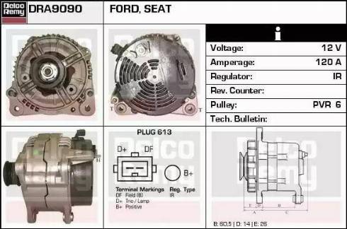 Remy DRA9090 - Alternator furqanavto.az