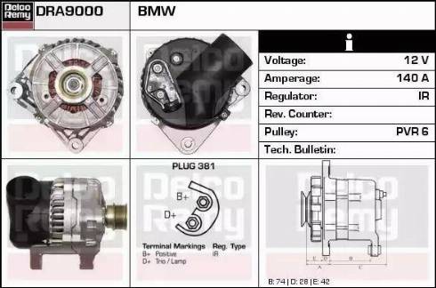 Remy DRA9000 - Alternator furqanavto.az