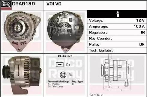 Remy DRA9180 - Alternator furqanavto.az