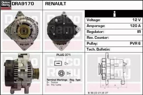 Remy DRA9170 - Alternator furqanavto.az