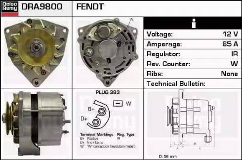 Remy DRA9800 - Alternator furqanavto.az