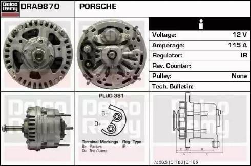 Remy DRA9870 - Alternator furqanavto.az