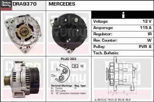 Remy DRA9370 - Alternator furqanavto.az