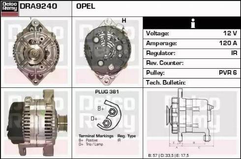 Remy DRA9240 - Alternator furqanavto.az