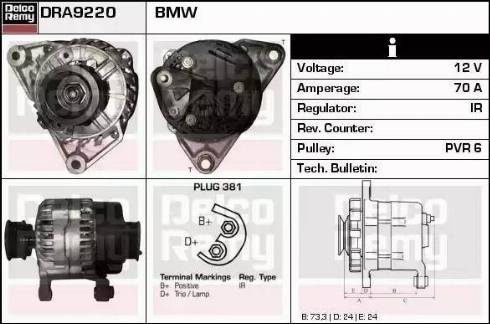 Remy DRA9220 - Alternator furqanavto.az