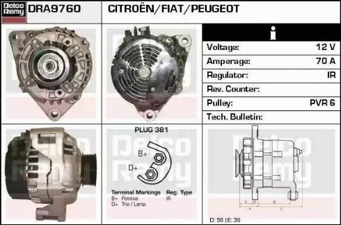 Remy DRA9760 - Alternator furqanavto.az