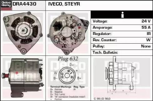 Remy DRA4430 - Alternator furqanavto.az