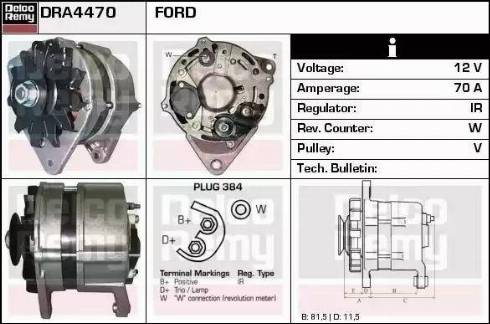 Remy DRA4470 - Alternator furqanavto.az