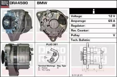 Remy DRA4590 - Alternator furqanavto.az