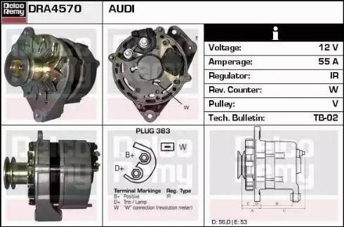 Remy DRA4570 - Alternator furqanavto.az