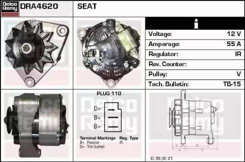 Remy DRA4620 - Alternator furqanavto.az