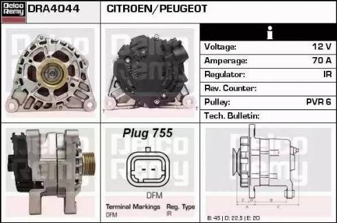 Remy DRA4044 - Alternator furqanavto.az