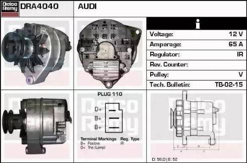 Remy DRA4040 - Alternator furqanavto.az