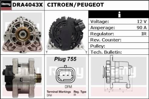 Remy DRA4043X - Alternator furqanavto.az