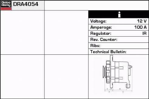 Remy DRA4054 - Alternator furqanavto.az