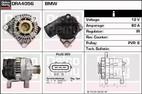 Remy DRA4056 - Alternator furqanavto.az