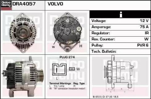 Remy DRA4057 - Alternator furqanavto.az