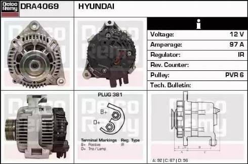 Remy DRA4069 - Alternator furqanavto.az