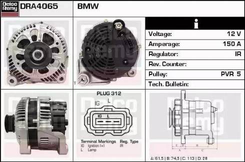 Remy DRA4065 - Alternator furqanavto.az