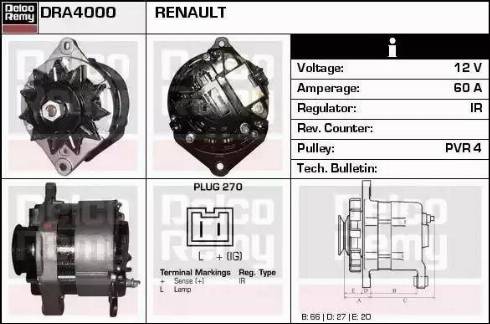 Remy DRA4000 - Alternator furqanavto.az