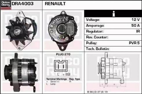 Remy DRA4003 - Alternator furqanavto.az