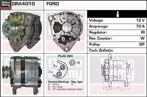 Remy DRA4010 - Alternator furqanavto.az