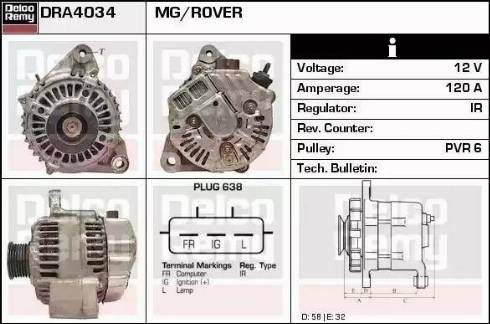 Remy DRA4034 - Alternator furqanavto.az