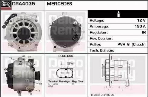 Remy DRA4035 - Alternator furqanavto.az