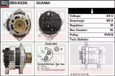 Remy DRA4036 - Alternator furqanavto.az