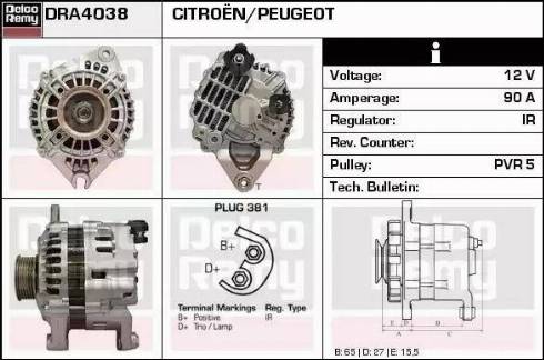 Remy DRA4038 - Alternator furqanavto.az