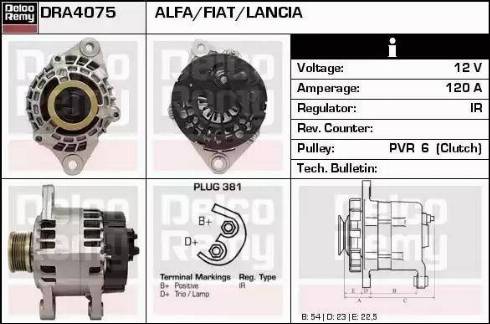 Remy DRA4075 - Alternator furqanavto.az