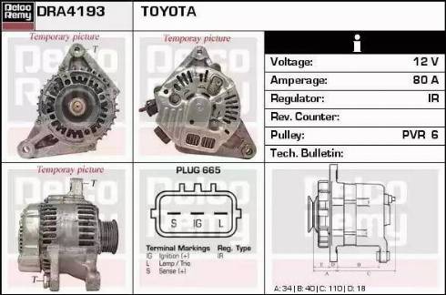 Remy DRA4193 - Alternator furqanavto.az