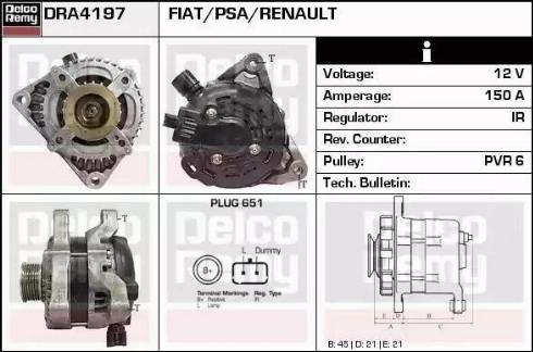 Remy DRA4197 - Alternator furqanavto.az