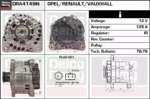 Remy DRA4149N - Alternator furqanavto.az