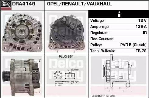 Remy DRA4149 - Alternator furqanavto.az