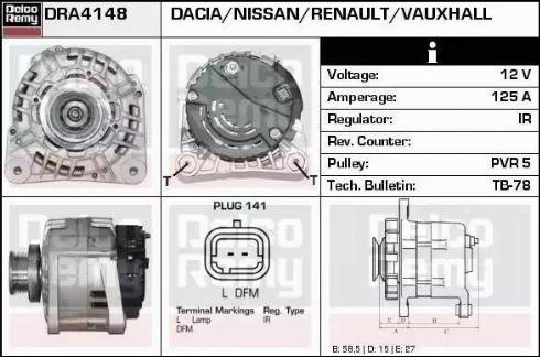 Remy DRA4148 - Alternator furqanavto.az