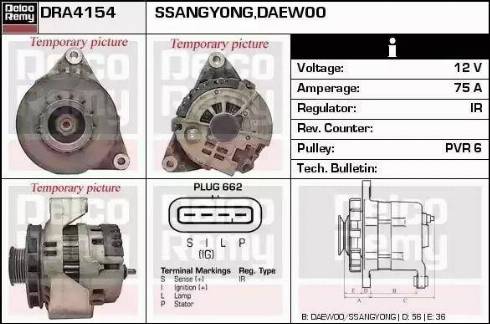 Remy DRA4154 - Alternator furqanavto.az