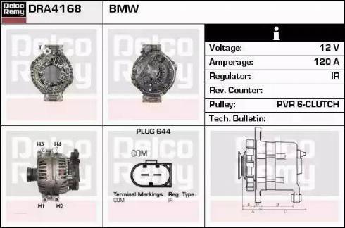 Remy DRA4168 - Alternator furqanavto.az