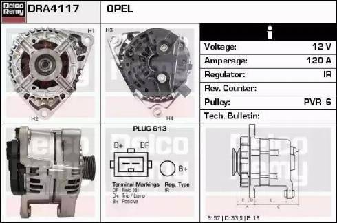 Remy DRA4117 - Alternator furqanavto.az