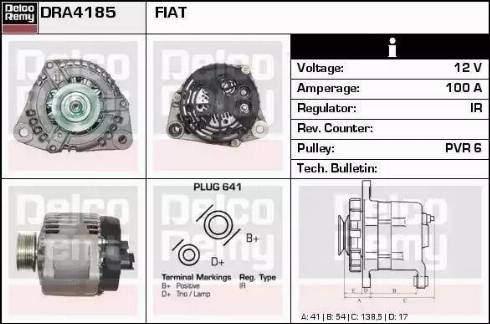 Remy DRA4185 - Alternator furqanavto.az