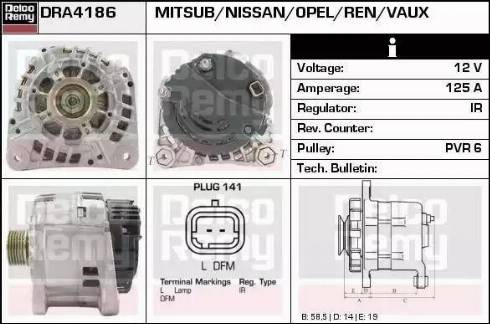 Remy DRA4186 - Alternator furqanavto.az