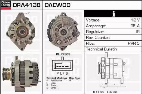 Remy DRA4138 - Alternator furqanavto.az