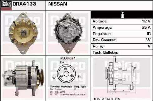 Remy DRA4133 - Alternator furqanavto.az