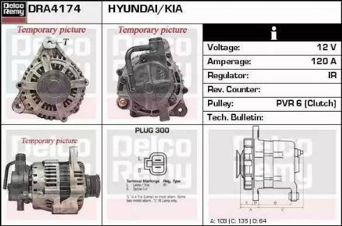 Remy DRA4174 - Alternator furqanavto.az