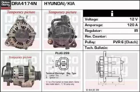 Remy DRA4174N - Alternator furqanavto.az