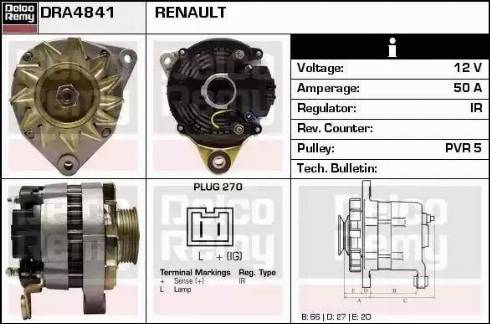 Remy DRA4841 - Alternator furqanavto.az