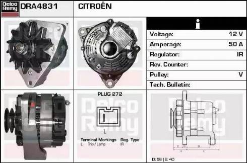 Remy DRA4831 - Alternator furqanavto.az