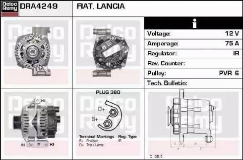 Remy DRA4249 - Alternator furqanavto.az